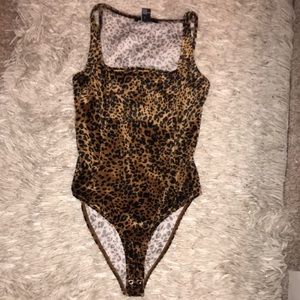 leopard print bodysuit